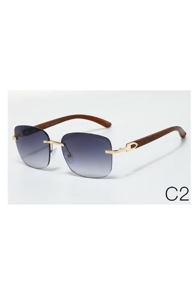 Escales Women's Rimless Sunglasses Es172