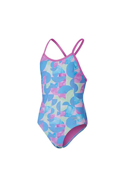 SPEEDO Costum de baie pentru fete Allover Digital V-Back
