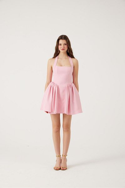 HOLLY LOLLY Mini Felici Dress with Pockets Pink