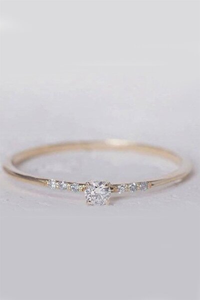 Cem Aykan Kuyumculuk Suemer Pırlanta Evlilik Teklifi Yüzüğü . Ak0999