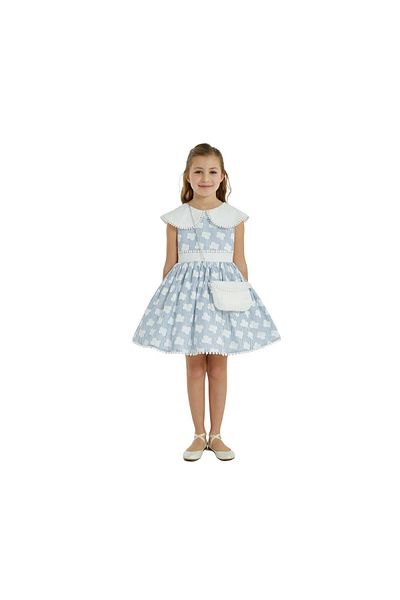 Pamina Rochie cu geantă, Pamina, Albastru, 32173 - 110 cm, Albastru