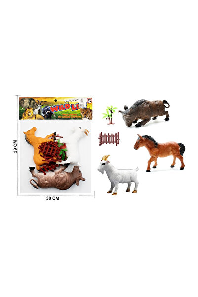 rexa تحتوي العبوة على ألعاب ثور وحصان وماعز وبقرة