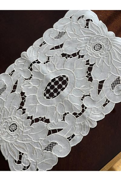 QBR Home Antique Hole Work American Service. Peony Model (1 Piece)