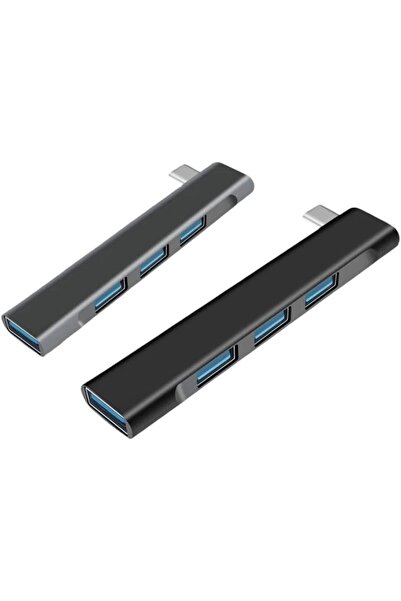MMP SHOP Type C To Usb Hub Usb Dönüştürücü Pc/Macbook/Notebook Uyumlu 4 in 1 ...