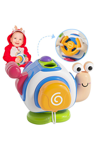 OEM Jucarie in forma de melc pentru bebelusi, Dezvoltare Senzoriala si Motorie