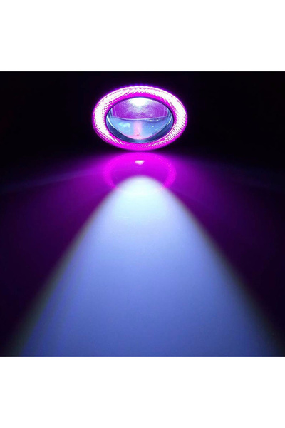 choice2 1 piece pink-Angel Eye Car COB Auto DRL Led 12V HeadLamps Angel Eyes ...