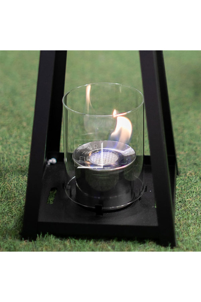 Starfire Bio Fener Uzun ( Taşınabilir Bioethanol Şömine ) (Siyah)