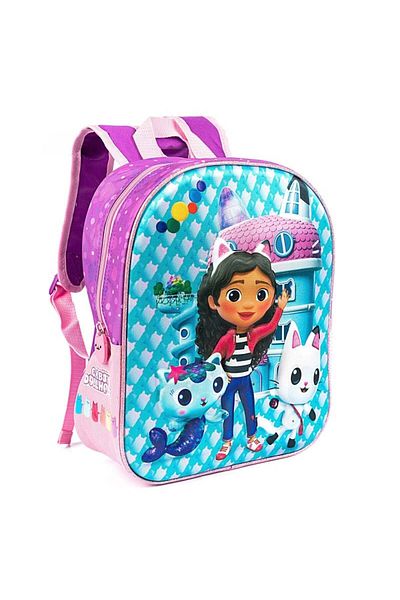 OEM Ghiozdan mic de gradinita 3D Gabby's Dollhouse, 32x28x11 cm