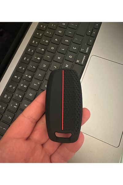 emii auto spare parts Nissan New Case Compatible Qashqai Juke X-Trail Key Case Cover Silicone Black/Red