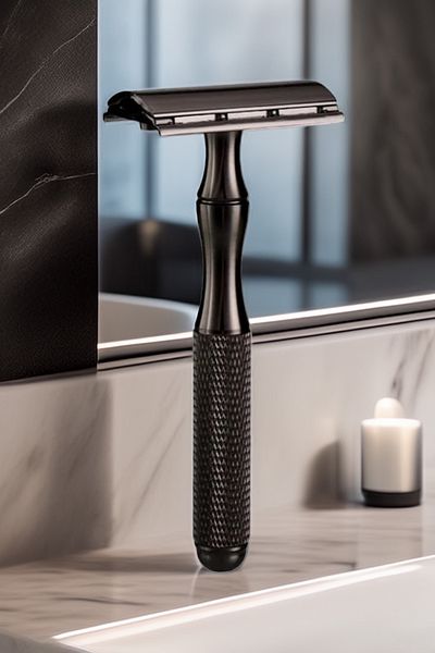 Qualis S29 Full Metal Shaver + F1 Brush + Bowl + 5 Sheet Razors