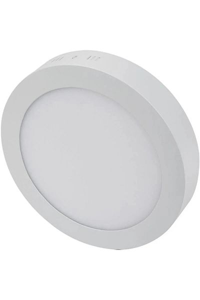 Cata Ct-5233 18W Panel Led Luminaire White Round Surface Mounted Metal Case White Light 6400K