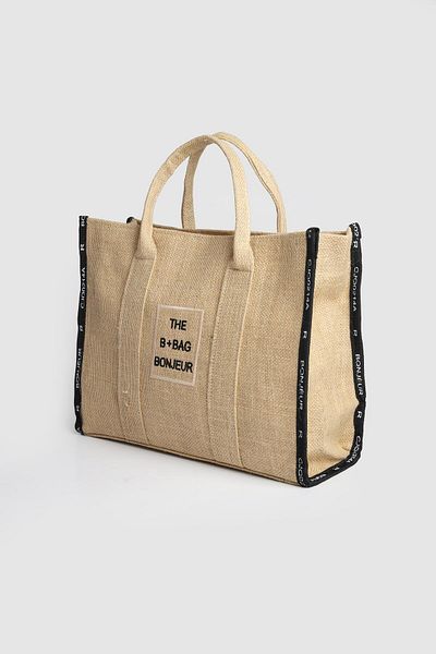 La La'Graccio Paris La'Graccio Paris Women's Jerry Straw Large Size Hand and Crossbody Bag Straw