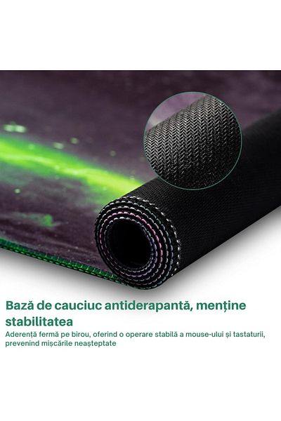 varioshop VarioShop® gaming mousepad, cosmos model, made of flexible, non-stick material, r