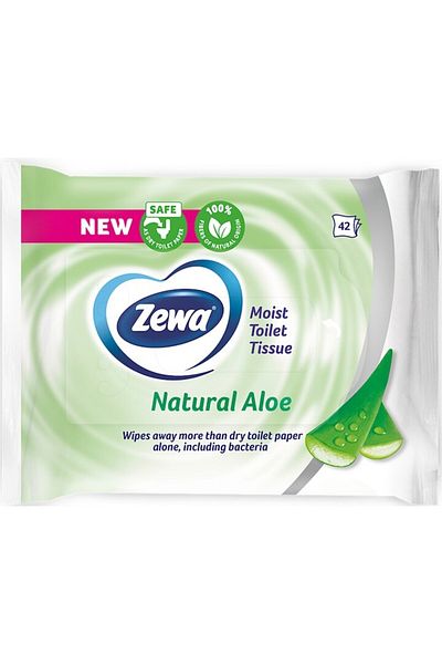 Zewa Hârtie igienică umedă Zewa Aloe Vera, 42 bucăți