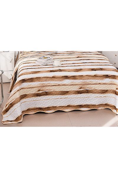 CHIRASO CHIRASO Microfiber Quilted Duvet Set, 3 pieces, Duvet 220x240cm, 2 Pillowcases, with print