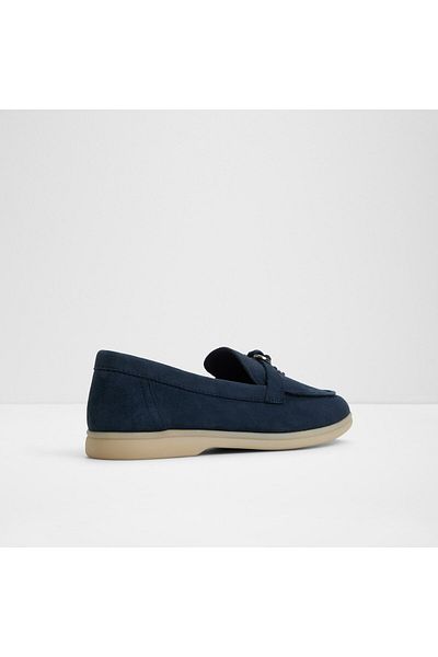 Aldo Creras-In - Women's Genuine Leather Navy Blue Loafer & Moccasin