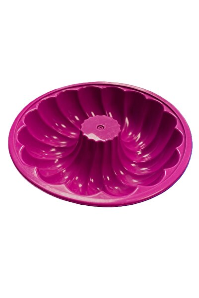 zola Mini forma din silicon rotunda, pentru coacerea prajiturilor, cu gaura, 12.5 X 3.5 cm, mov