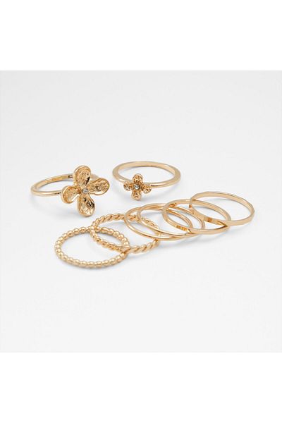 Aldo Kiliwiel - Women's Gold Color/Transparent Ring