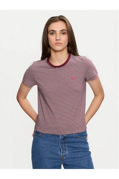 Levi's levi s Women's T-Shirt 39185-0350 Burgundy