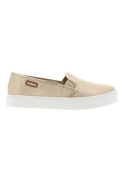 Moleca Ladies Casual Slip On Gold | Made In Brazil