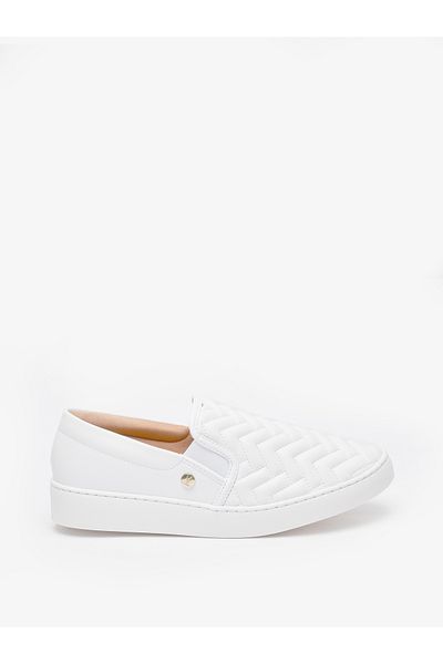 VİZZANO Vizzano Ladies Casual Slip On White | Made In Brazil
