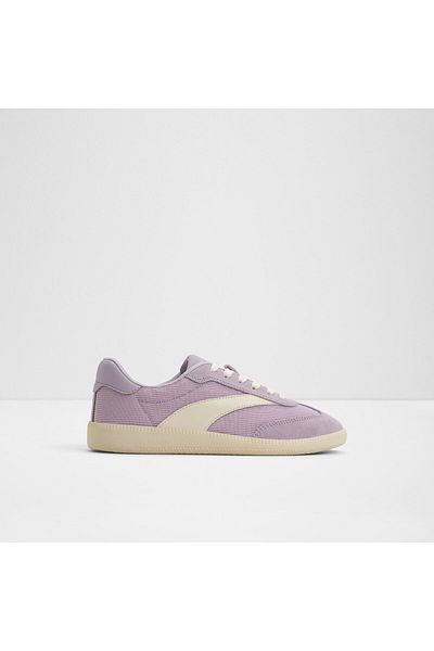 Aldo CLUBSTYLE - Pantofi sport pentru femei, textil, violet deschis, cu șireturi, design modern