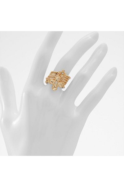 Aldo Kiliwiel - Women's Gold Color/Transparent Ring
