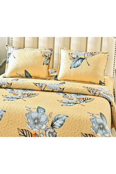 CHIRASO CHIRASO Microfiber Quilted Duvet Set, 3 pieces, Duvet 220x240cm, 2 Pillowcases, with print