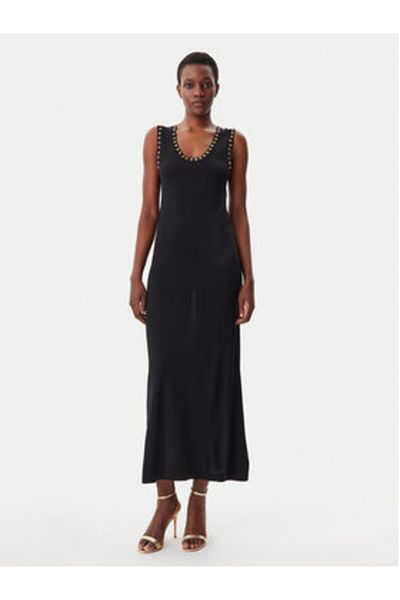 Lola Casademunt By Maite Rochie tricotată pentru femei MS2516034 Negru