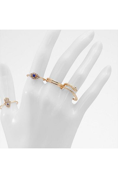 Aldo Eyeenvy - Gold Colored Ring Set