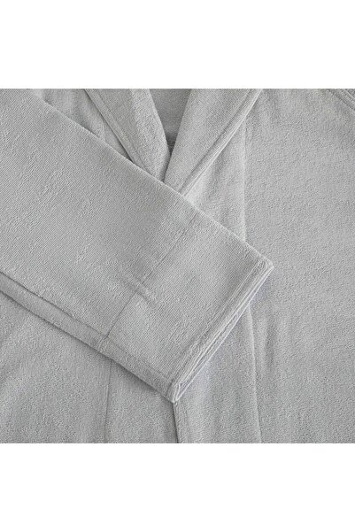 Chakra Solid Unisex Bornoz inci Mavi