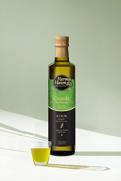 Nermin Hanım Zeytinliği Kekik Çeşnili Zeytinyağı