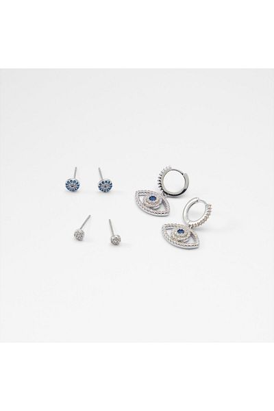 Aldo Gwenari - Women's Silver & Medium Blue Earrings