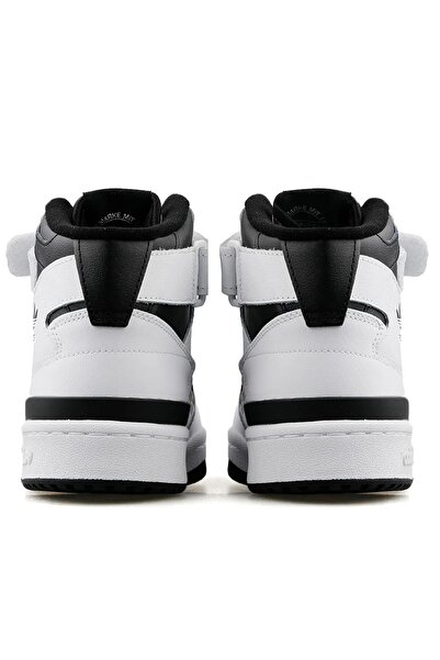 adidas Forum Mid Leather Mens Sneaker White Genuine Leather Men's Casual Sports Shoes White