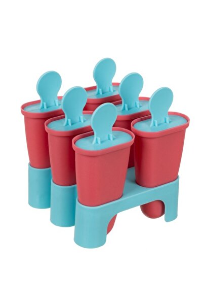 zola Set of 6 ice cream molds, Polypropylene, BPA free, 6 x 80 ml, 25.5 x 15 ...