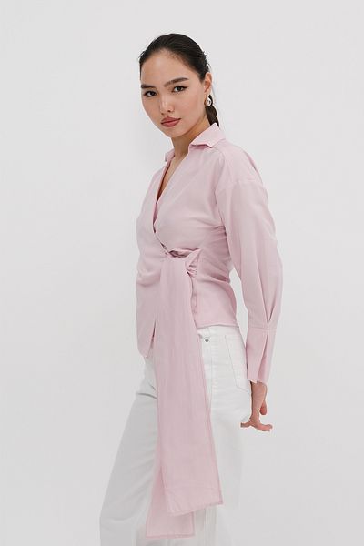 Addax Side Tie Shirt G16797-Z12