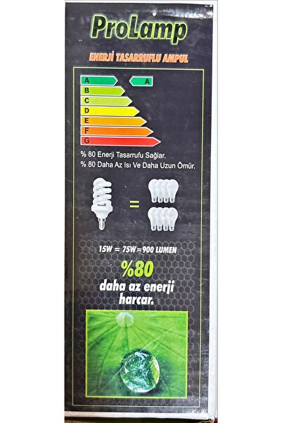 BOYTAŞ 13 WATT E 27 DUY SPİRAL TASARRUFLU AMPUL / SARI IŞIK 3'LÜ PAKET