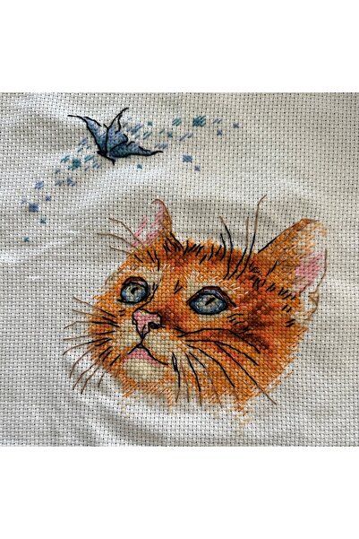 Handcraft Cross Stitch Painting of "Mischievous Sarman"