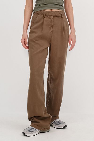 Addax Wide Leg Trousers with Velcro Closure Pn5433-Pnf