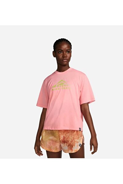 Nike Dri-Fit Trail Short-Sleeve Kadın Tişört dx7896-611
