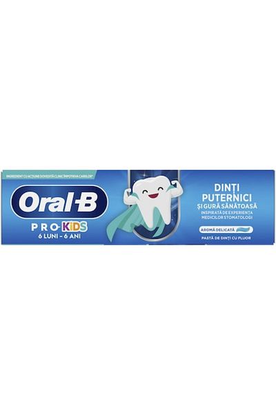Oral-B Pastă de dinți Oral-B Pro Kids, 0-6 ani, 50 ml