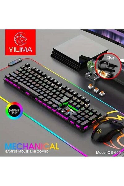 keem Gaming Mouse and Keyboard Combo for Mac and Windows