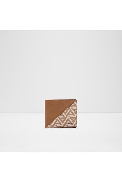 Aldo Glerrade - Men's Faux Leather Tan Wallet & Coin Purse