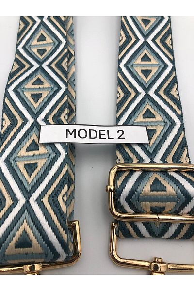 DUCK HOBY Mâner de geantă cu model Mango țesut
