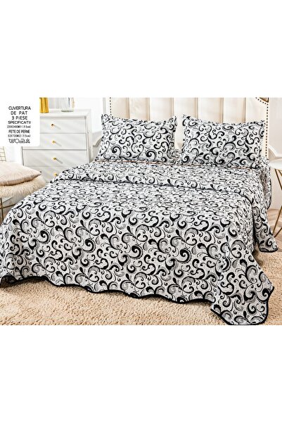 CHIRASO CHIRASO Microfiber Quilted Duvet Set, 3 pieces, Duvet 220x240cm, 2 Pillowcases, with print