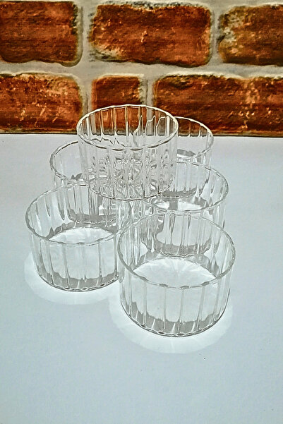 ELEGANCEV CAM SUFLE FIRIN KABI-FIRIN KASESİ-BOROSİLİKAT KASE- 6 ADET-220 ML