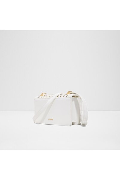 Aldo ZENITHMINI - Kadın Suni Deri Açık Beyaz Manyetik Kapama Küçük Boy Çapraz Çanta
