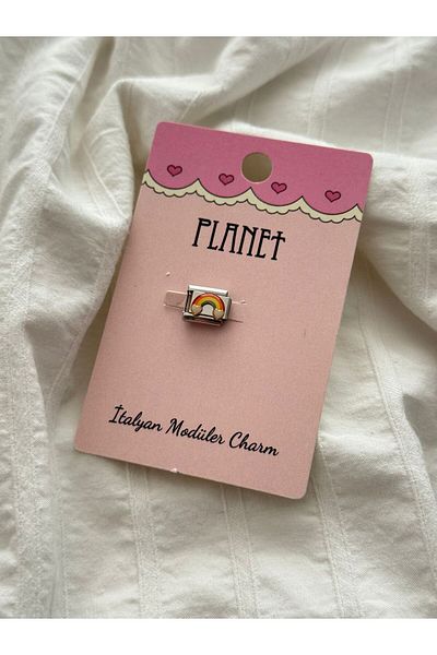 Planet Butik Italian Charm with Rainbow Card