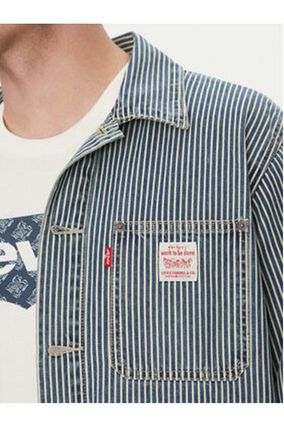 Levi's Jachetă din denim pentru bărbați Levi's A4820-0016 Bleumarin