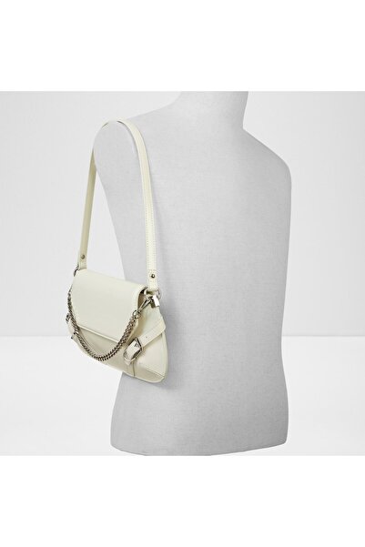 Aldo KRISTINIA - Geantă de umăr de mărime medie, din piele artificială, albă, cu închidere magnetică